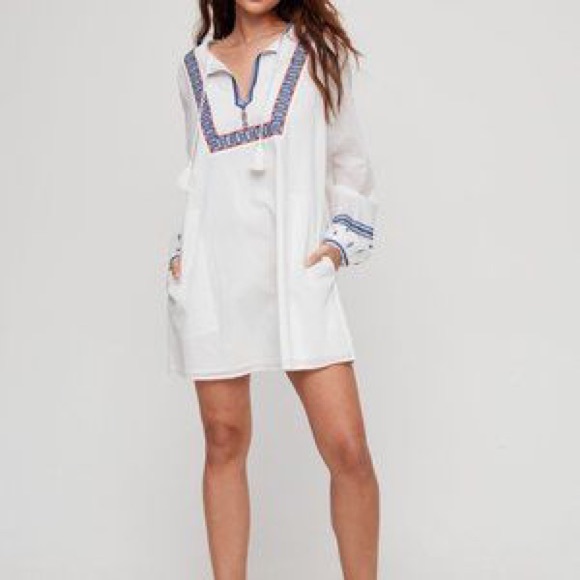 Aritzia Sunday Best Elendra Dress Navy - Picture 1 of 4